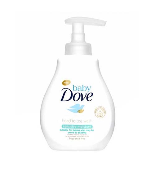 Dove Baby Head To Toe Wash Sensitive Moisture Fragrance Free 200ml Made In Poland